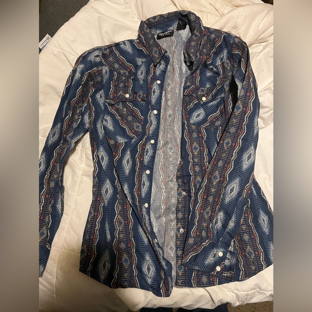 Wrangler button down shirt